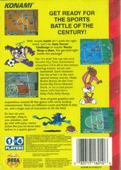 Back Cover | Tiny Toon Adventures ACME All-Stars Sega Genesis