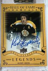 Phil Esposito #HFS-PE Hockey Cards 2020 Upper Deck Clear Cut Hall of Fame Showcase Autographs Prices