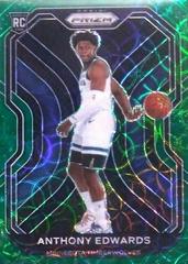 Anthony Edwards [Choice Green Prizm] Basketball Cards 2020 Panini Prizm Prices