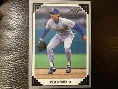 Pete O'brien #244 Baseball Cards 1991 Leaf Prices