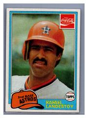 Rafael Landestoy #5 Baseball Cards 1981 Coca Cola Prices