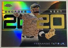 Fernando Tatis Jr Baseball Cards 2020 Topps Chrome Update Decade's Next Prices