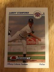 Larry Stanford #20 Baseball Cards 1991 Impel Line Drive Pre Rookie AA Prices