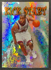 Vince Carter #KS9 Basketball Cards 1998 Topps Kick Start Prices