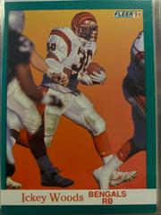 Ickey Woods Football Cards 1991 Fleer Prices