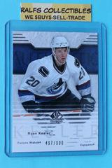 Ryan Kesler #111 Hockey Cards 2003 SP Authentic Prices