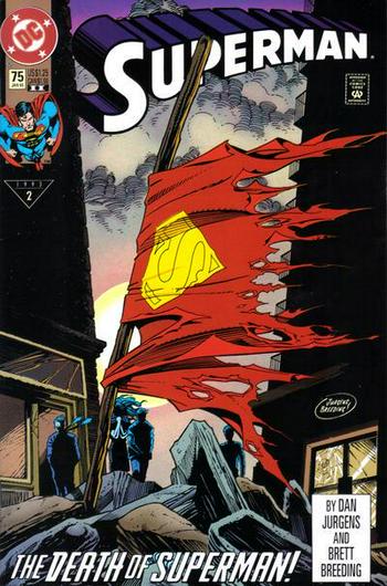 Superman [2nd Print] #75 (1993) Cover Art