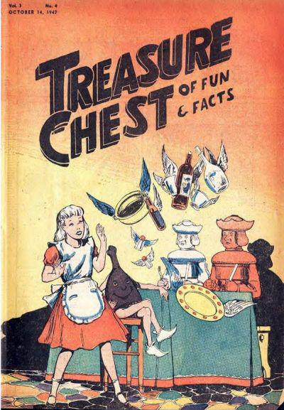 Treasure Chest of Fun and Fact #4 30 (1947) Comic Books Treasure Chest of Fun and Fact