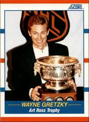 Wayne Gretzky [Art Ross Trophy] Hockey Cards 1990 Score Prices