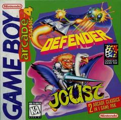 Arcade Classic 4 - Front | Arcade Classic 4: Defender and Joust GameBoy