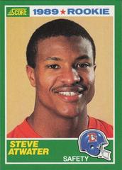 Steve Atwater Football Cards 1989 Panini Score Prices