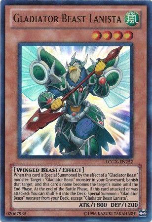 Gladiator Beast Lanista LCGX-EN252 YuGiOh Legendary Collection 2: The Duel Academy Years Mega Pack