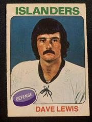 Dave Lewis Hockey Cards 1975 O-Pee-Chee Prices