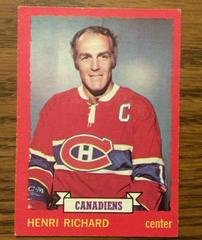 Henri Richard Hockey Cards 1973 O-Pee-Chee Prices