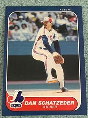 Dan Schatzedar Baseball Cards 1986 Fleer Prices