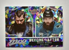 Brent Burns Hockey Cards 2021 Upper Deck MVP Before and After Prices