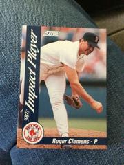 Roger Clemens Baseball Cards 1992 Score Impact Players Prices