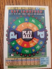 Back | Ray Lankford #74 Baseball Cards 1995 Bazooka