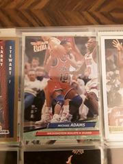 Michael Adams #184 Basketball Cards 1992 Ultra Prices