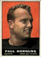 Paul Hornung #40 Football Cards 1961 Topps Prices