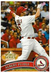 Albert Pujols Baseball Cards 2011 Topps World Series Champions Cardinals Prices