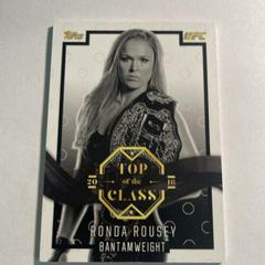 Ronda Rousey [Black] #TOC-13 Ufc Cards 2016 Topps UFC Top of the Class Prices
