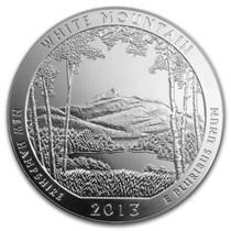 2013 P [WHITE MOUNTAIN PROOF] Coins America the Beautiful 5 Oz Prices