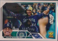 Julio Rodriguez [Golden Mirror SSP Variation] Baseball Cards 2023 Topps Prices