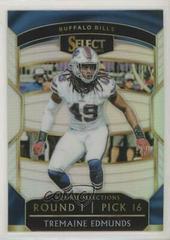 Tremaine Edmunds [Prizm] #RS-19 Football Cards 2018 Panini Select Rookie Selections Prices
