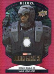 Don Cheadle as War Machine [Red] #3 Marvel 2022 Allure Prices