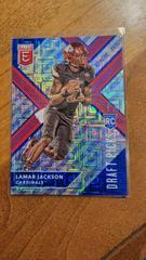 Lamar Jackson [Aspirations Blue] Football Cards 2018 Panini Elite Draft Picks Prices