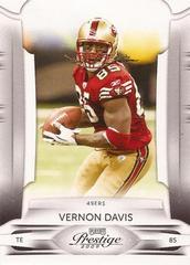 Vernon Davis #84 Football Cards 2009 Playoff Prestige Prices