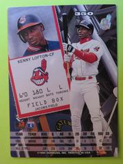 Reverse | Kenny Lofton Baseball Cards 1994 Leaf