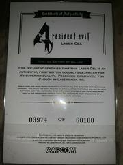 Back Of Laser Cel | Resident Evil 4 [Premium Edition] Playstation 2