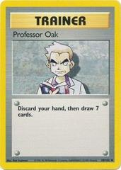 Professor Oak Pokemon Base Set Prices