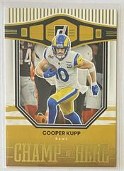 Cooper Kupp #CH-1 Football Cards 2022 Panini Donruss Champ is Here Prices