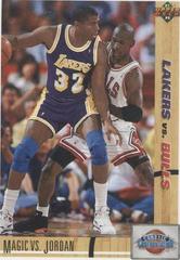 Michael Jordan vs Magic Johnson 1991-92 Upper Deck Basketball #34 Card –  PSA 10 GEM MINT (New Label) – Schwartz Sports Memorabilia