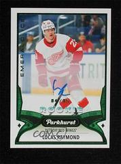 Lucas Raymond [Emerald Ice Autograph] #282 Hockey Cards 2021 Parkhurst Prices