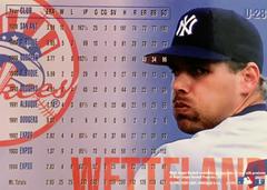 Rear | John Wetteland Baseball Cards 1995 Fleer Update
