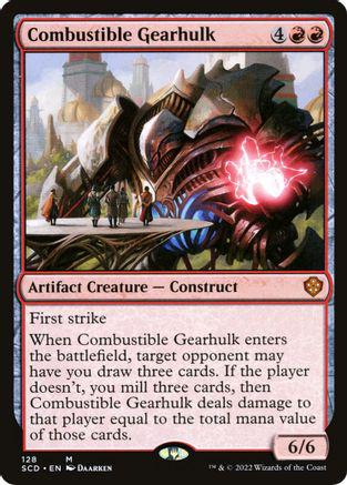 Combustible Gearhulk #128 Magic Starter Commander Decks