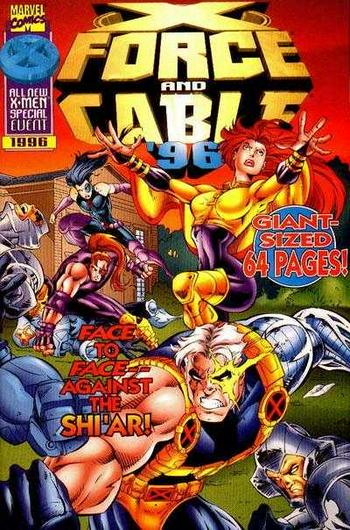 X-Force and Cable Annual (1996) Cover Art