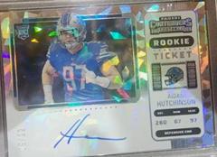 Aidan Hutchinson [SP Variation Autograph Cracked Ice Ticket] #102V Football Cards 2022 Panini Contenders Prices