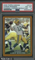 Aaron Rodgers [Passing Copper Refractor] Football Cards 2009 Topps Chrome Prices