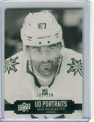 Max Pacioretty [Black & White] Hockey Cards 2021 Upper Deck UD Portraits Prices
