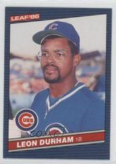Leon Durham #190 Baseball Cards 1985 Leaf Prices
