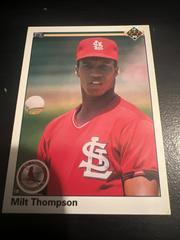 Milton Thompson Baseball Cards 1990 Upper Deck Prices