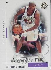 Vince Carter Basketball Cards 1998 SP Authentic Prices