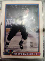 Steve Duchesne Hockey Cards 1991 Bowman Prices