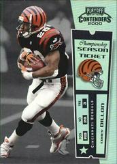 Corey Dillon [Championship Ticket] #20 Football Cards 2000 Playoff Contenders Prices