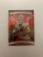 Patrick Mahomes II [Lava] #PWF-8 Football Cards 2023 Panini Phoenix Playing with Fire Prices